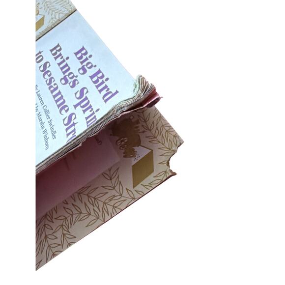 Big Bird Brings Spring to Sesame Street a Little Golden Book Hardcover - Picture 7 of 7